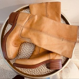 GORGEOUS FRYE Leather Tall Boots! Worn 3 times!